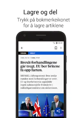 Aftenposten android App screenshot 2